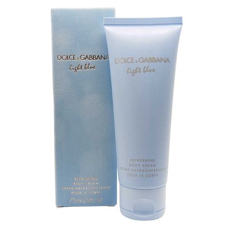 dolce gabbana light blue refreshing body cream 100ml séphora|d&g light blue body cream.